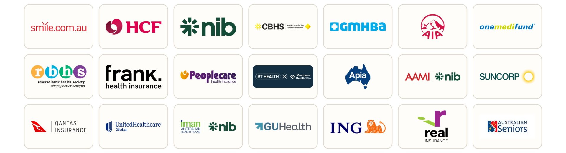 Prahran Family Dental preferred health fund brands