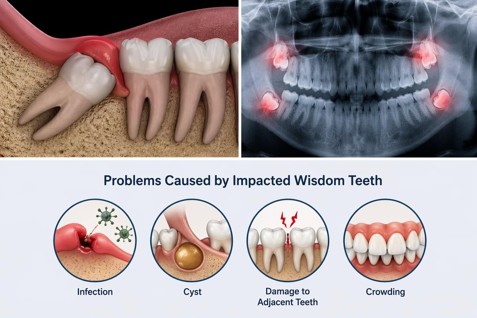 Wisdom Teeth Prahran - Problem Caused by Impacted Teeth Wisdom Teeth Prahran - Problem Caused by Impacted Teeth