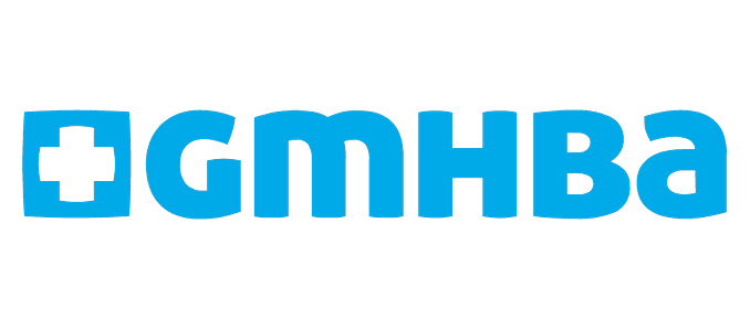 Health insurance logo with cross symbol